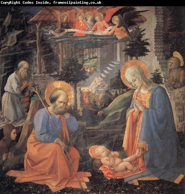 Fra Filippo Lippi The Adoration of the Infant jesus